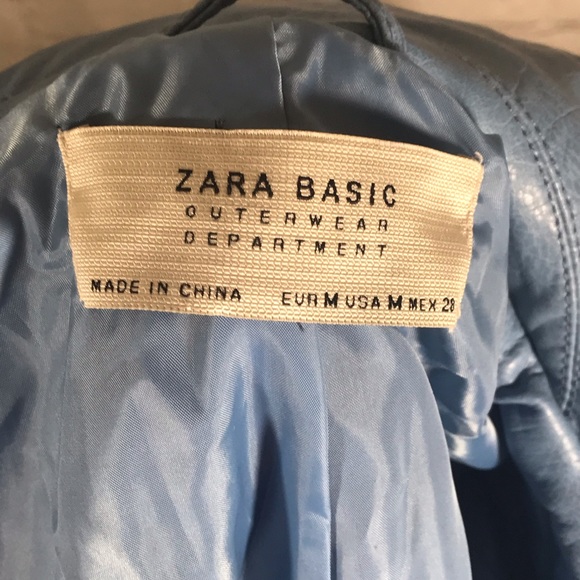 Zara Faux Leather Jacket - Picture 4 of 4